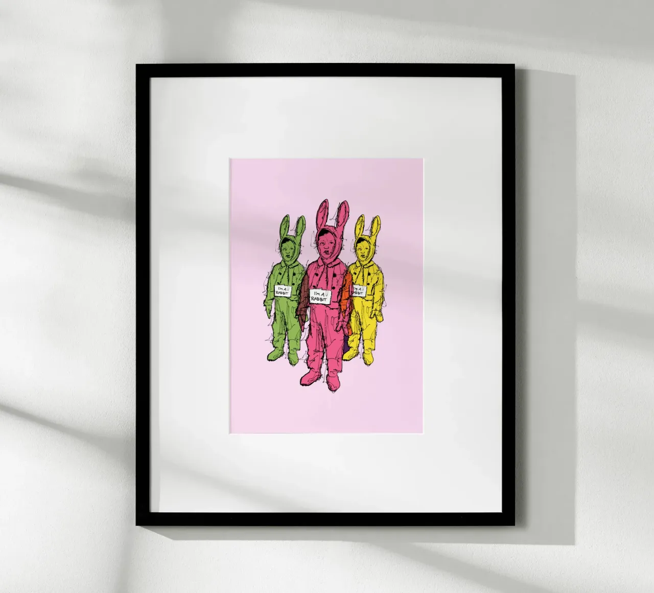 Sono un coniglio poster da BOHOvisual