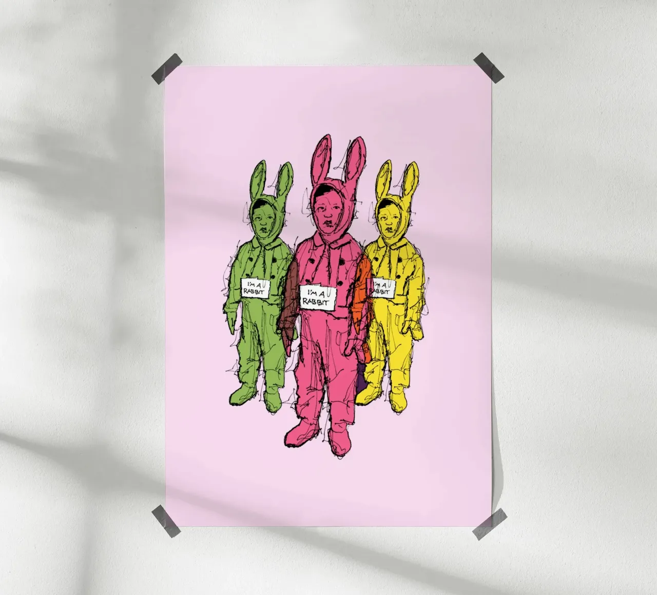 Sono un coniglio poster da BOHOvisual