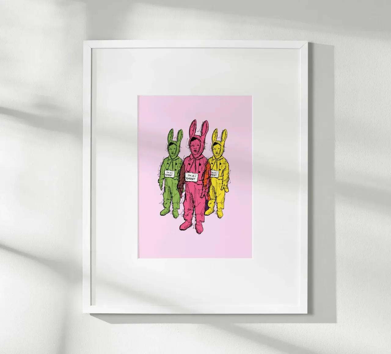 Sono un coniglio poster da BOHOvisual