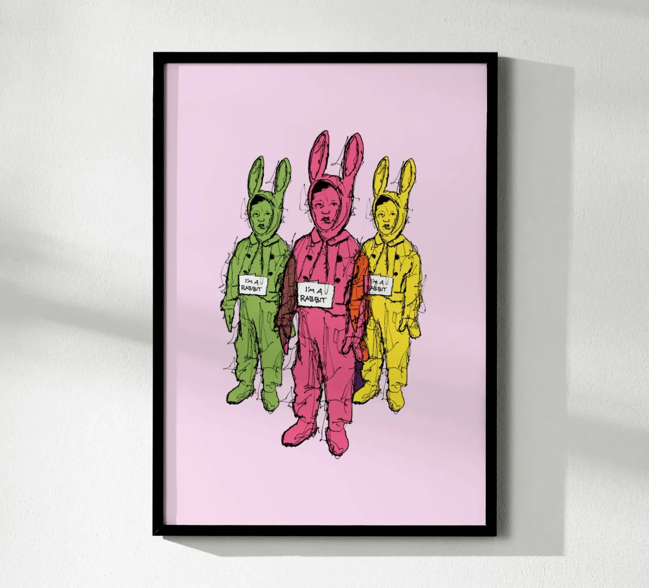 Sono un coniglio poster da BOHOvisual