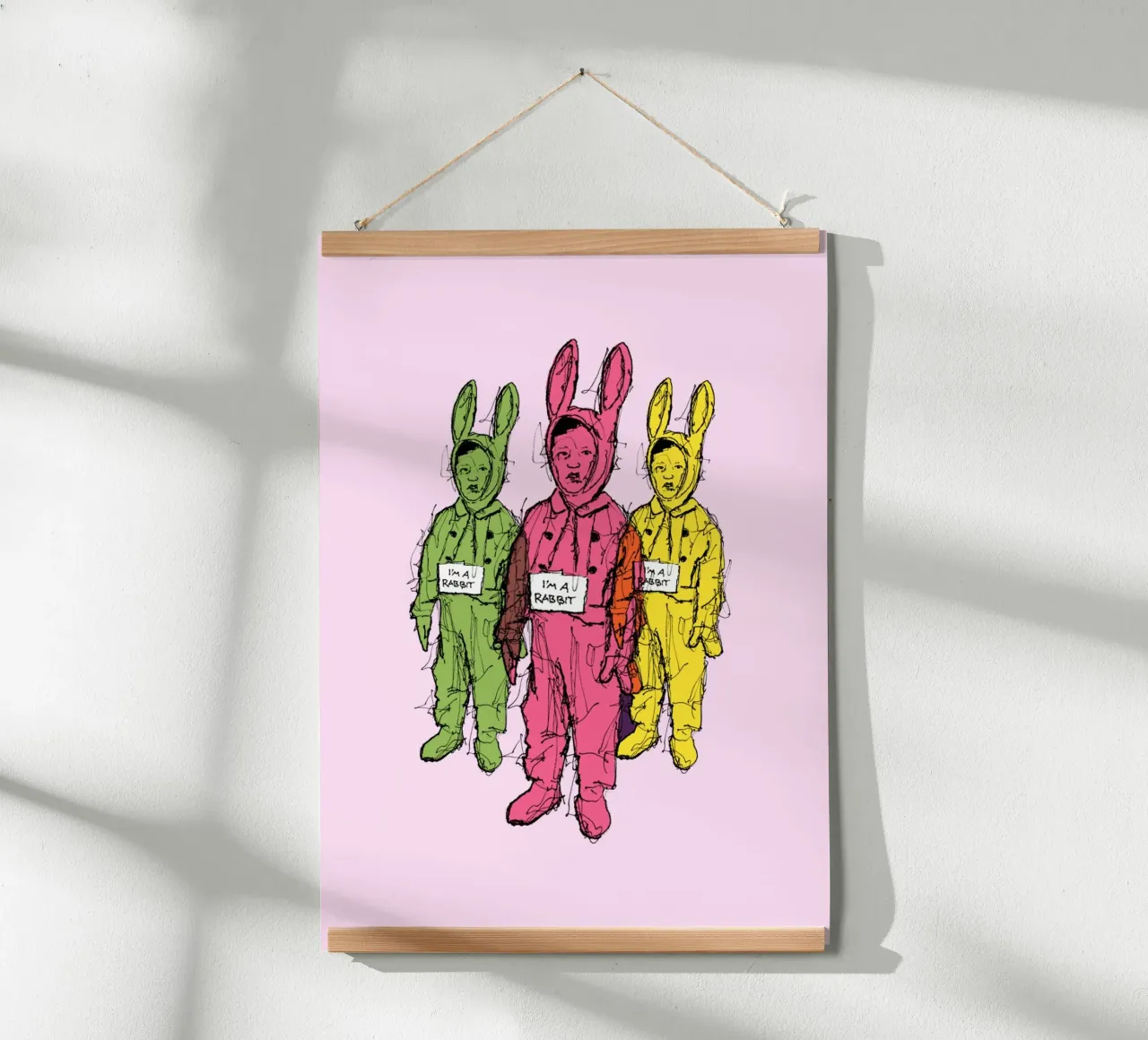Sono un coniglio poster da BOHOvisual