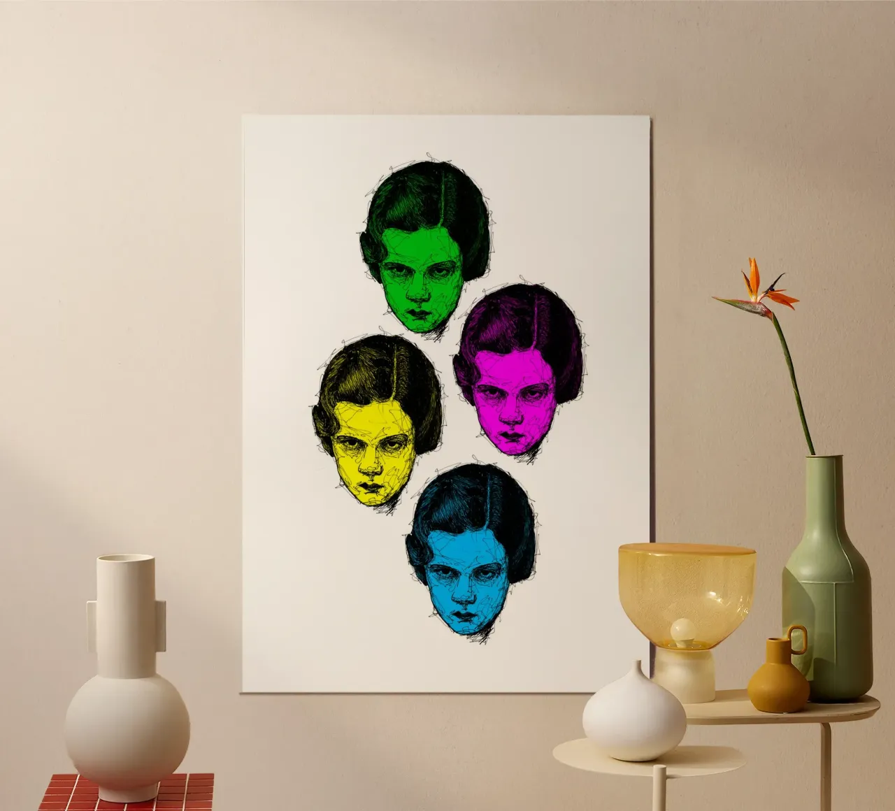 Caras en color hahnemühle de BOHOvisual