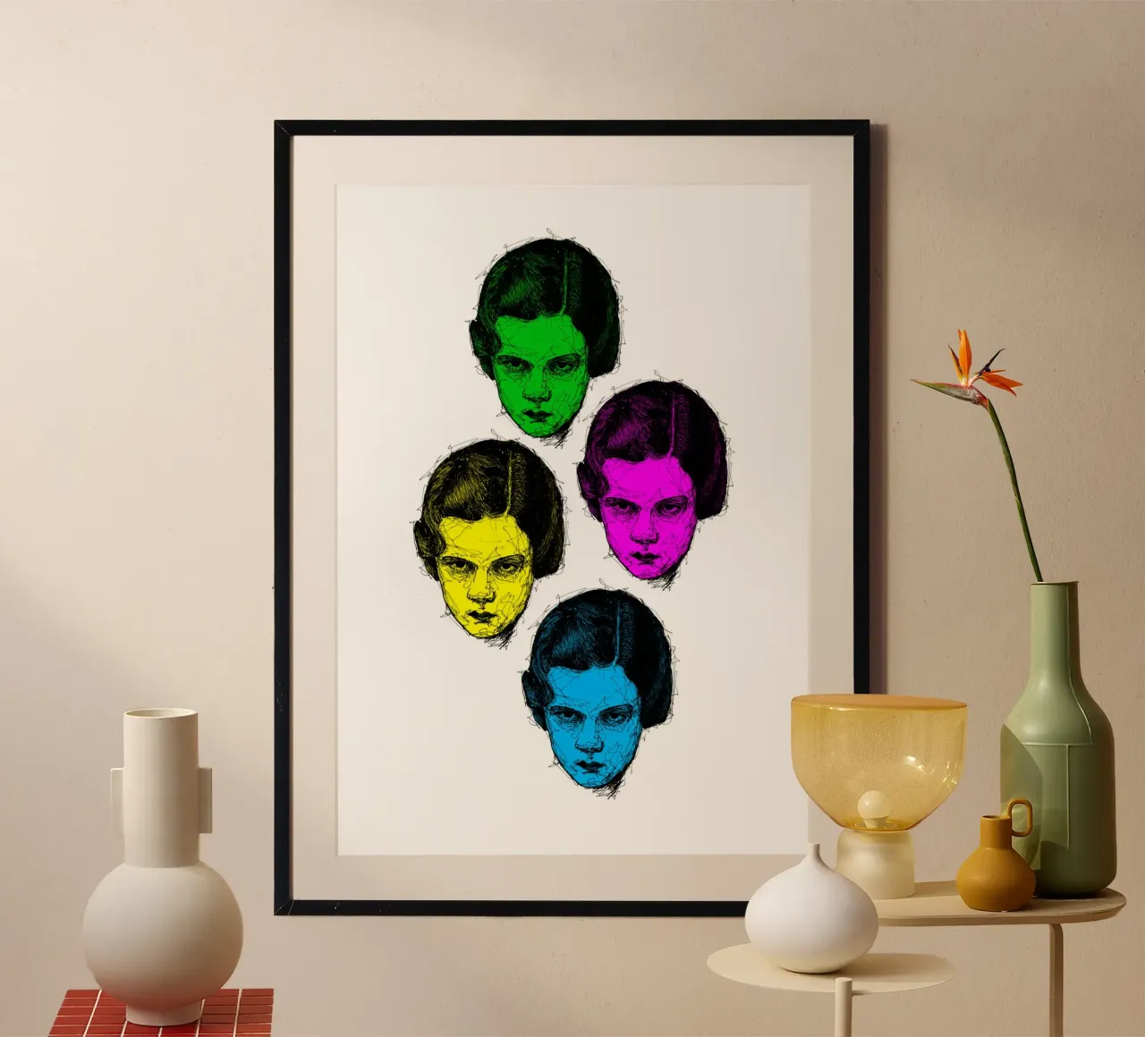 Caras en color hahnemühle de BOHOvisual