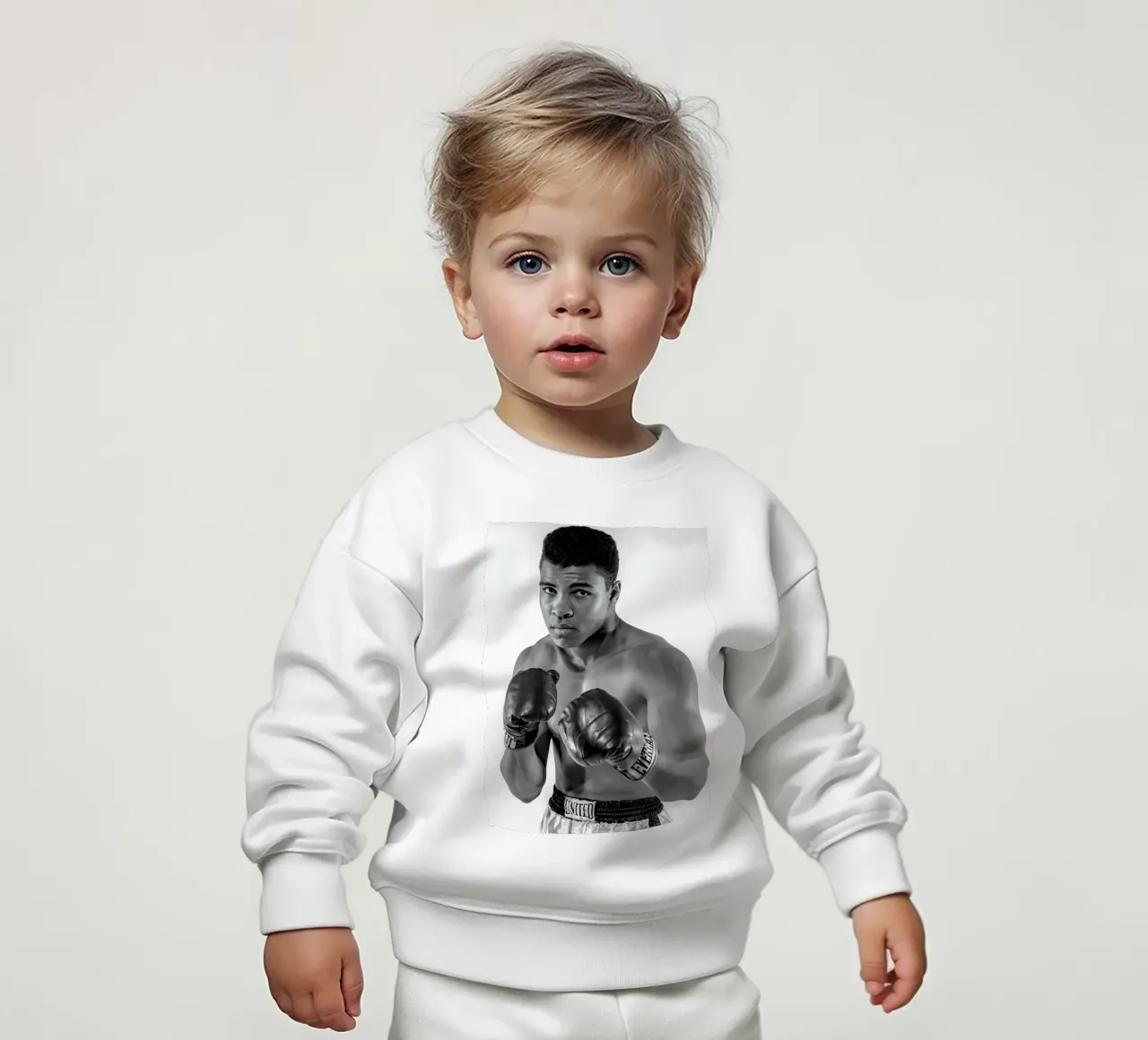 Il pugile Muhammad Ali felpa neonato da Galery Vintage