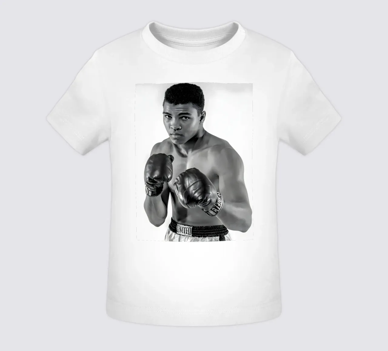 Il pugile Muhammad Ali maglietta neonato da Galery Vintage