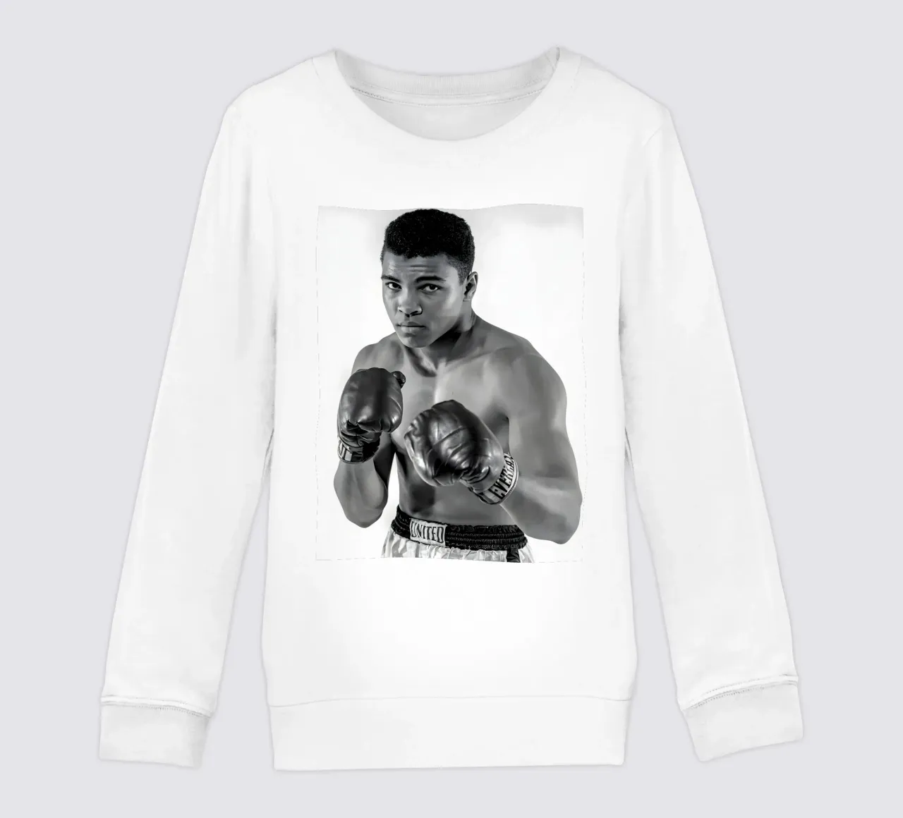 Il pugile Muhammad Ali felpa bambino da Galery Vintage