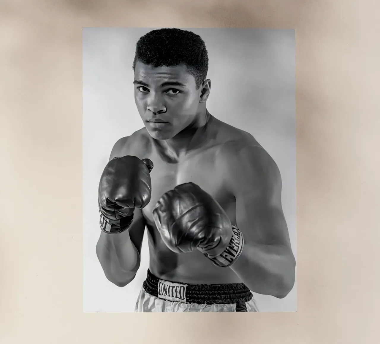 Il pugile Muhammad Ali pellicola backlit da Galery Vintage