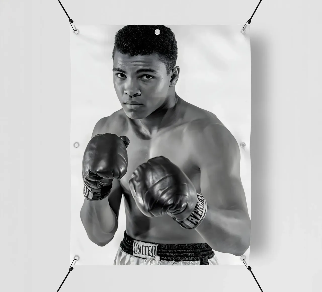 Il pugile Muhammad Ali telo in pvc da Galery Vintage