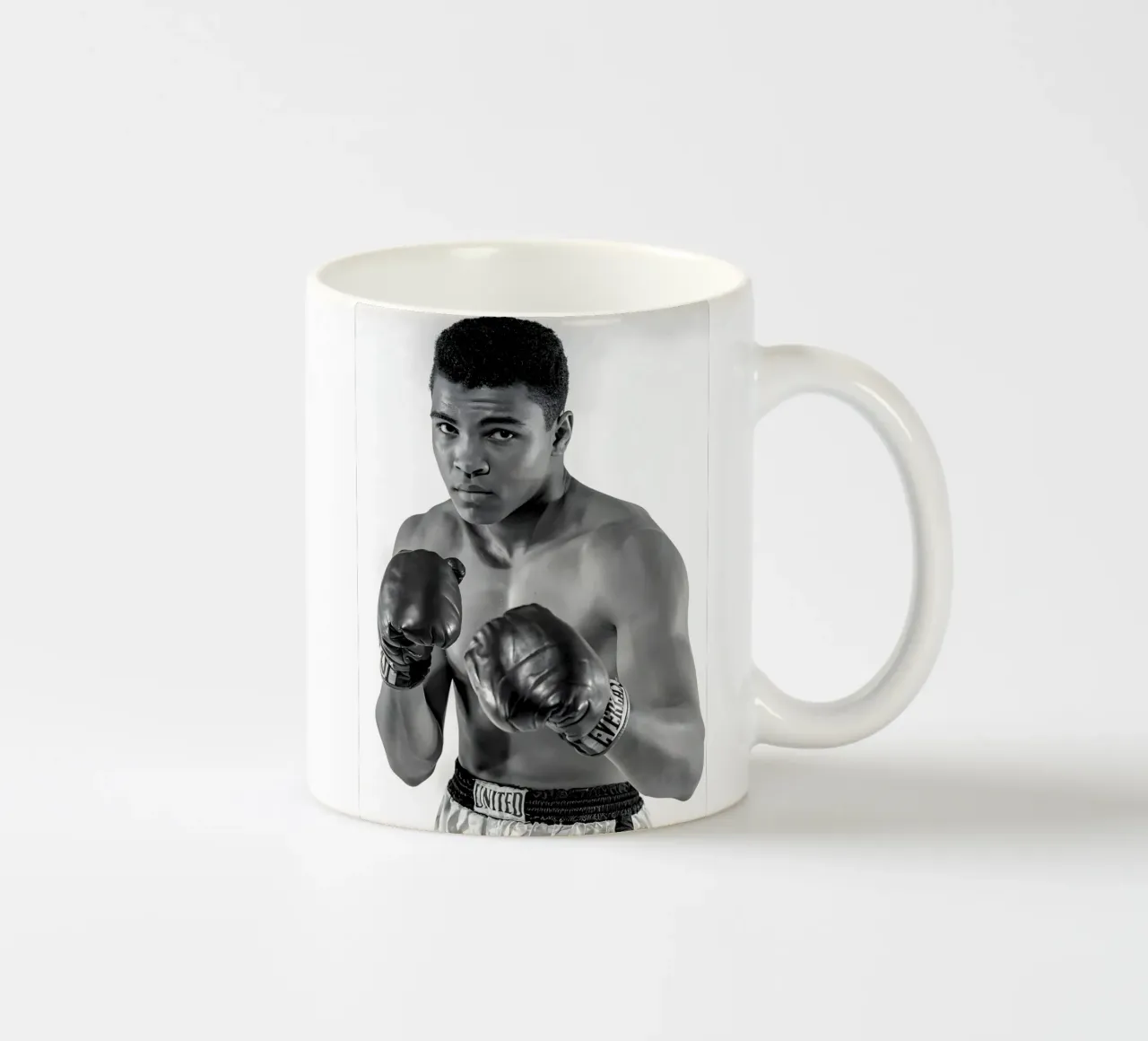 Il pugile Muhammad Ali tazza in ceramica da Galery Vintage