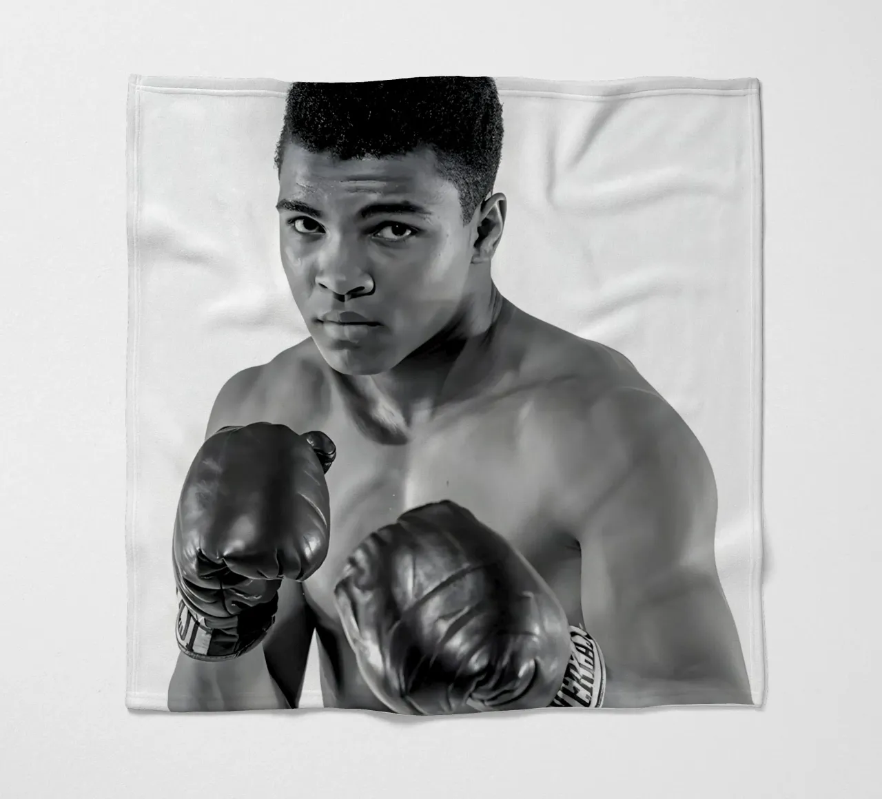 Il pugile Muhammad Ali coperta in pile da Galery Vintage