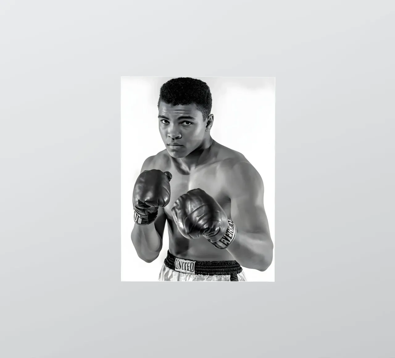 Il pugile Muhammad Ali adesivo da Galery Vintage