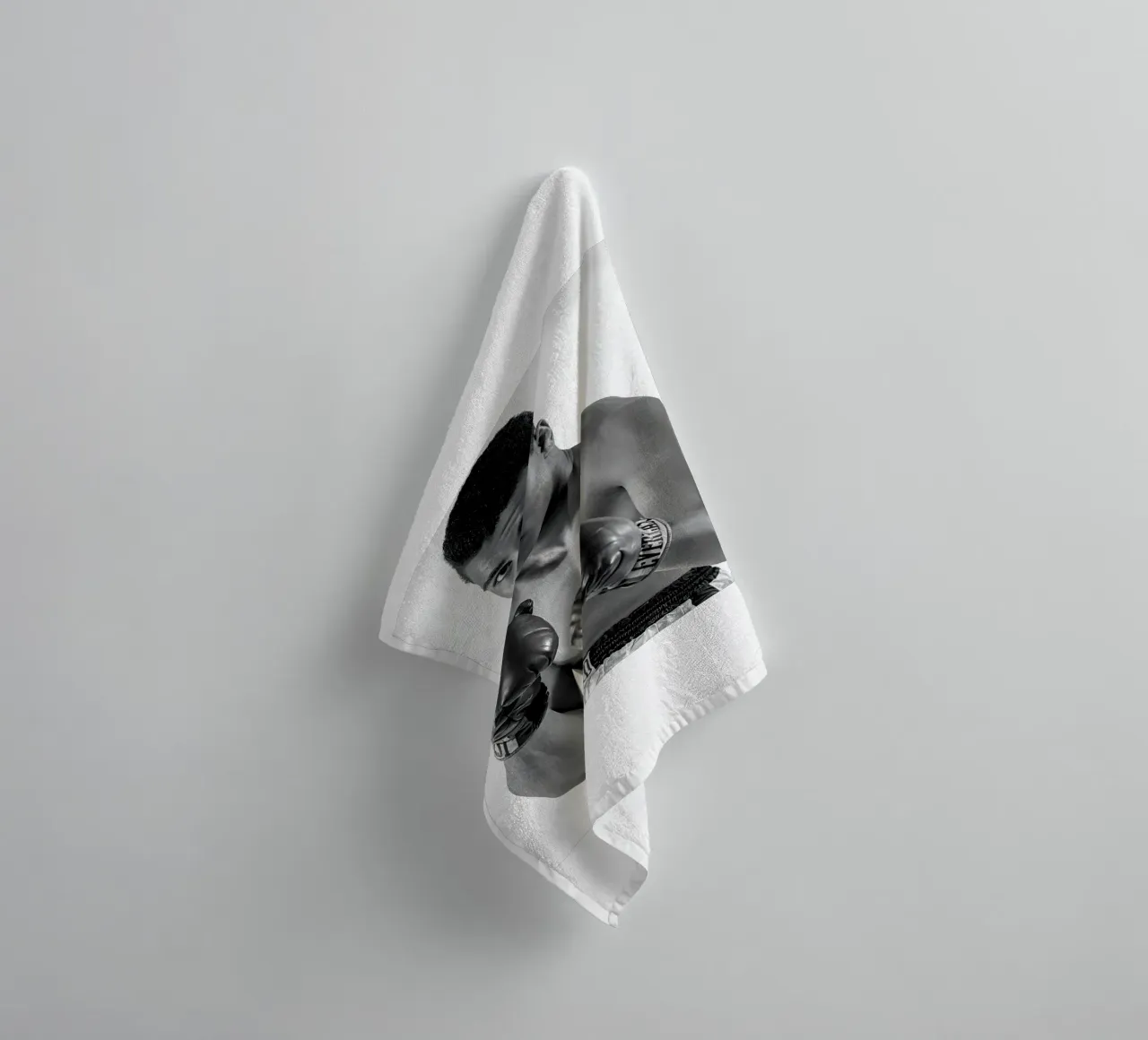 Il pugile Muhammad Ali asciugamano da bagno da Galery Vintage