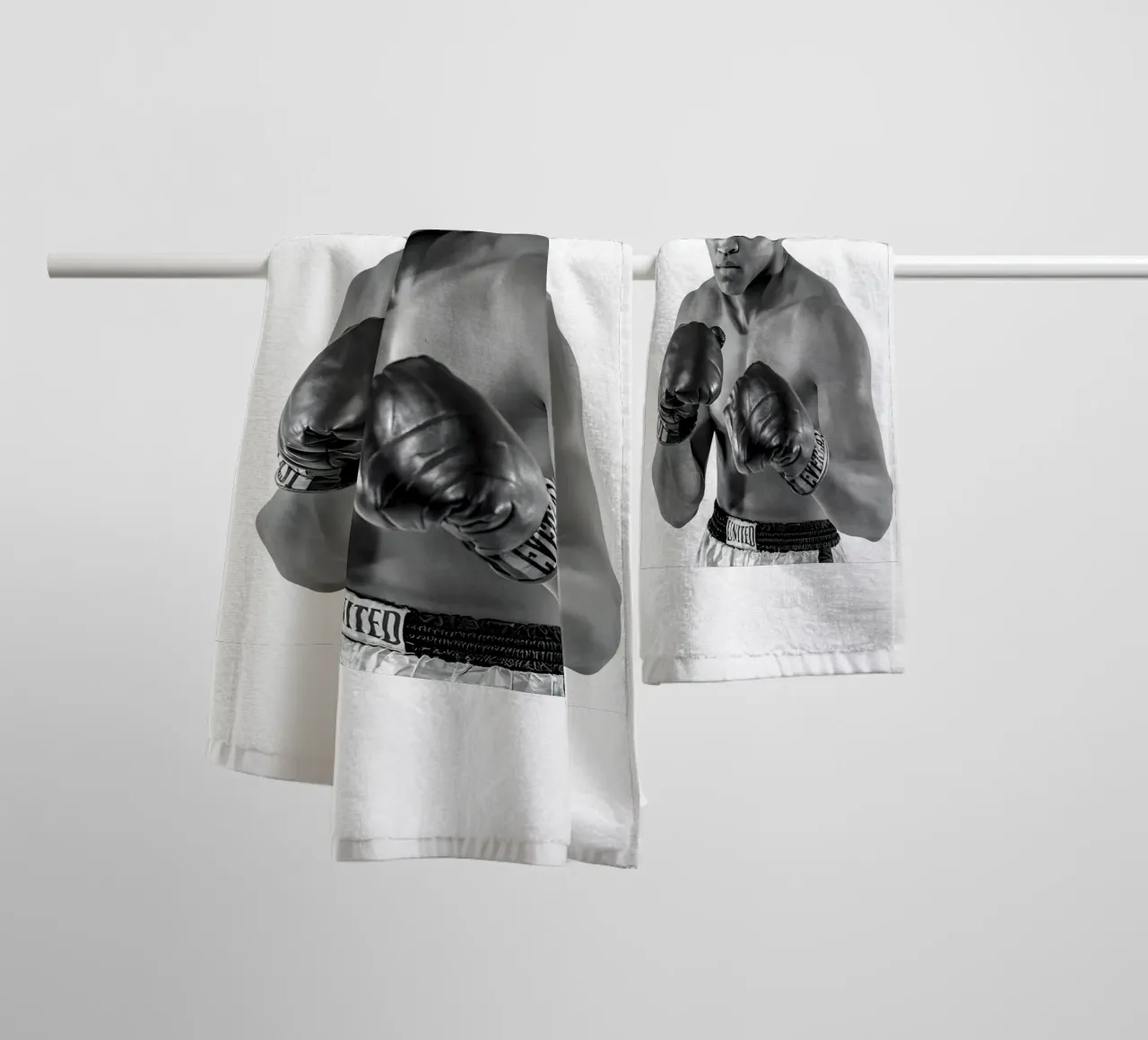Il pugile Muhammad Ali asciugamano da bagno da Galery Vintage