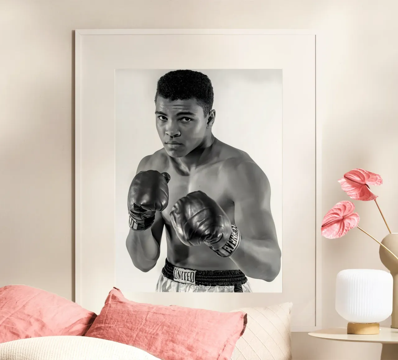 Il pugile Muhammad Ali poster da Galery Vintage