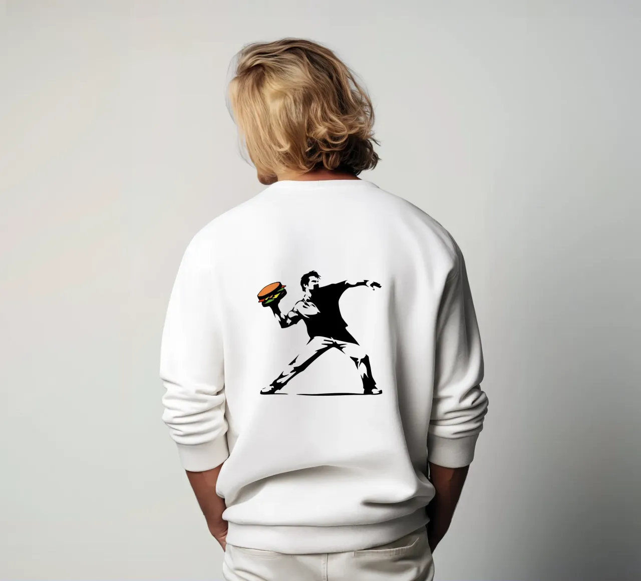 Amburgo Pop Art Burst felpa da TeeLab