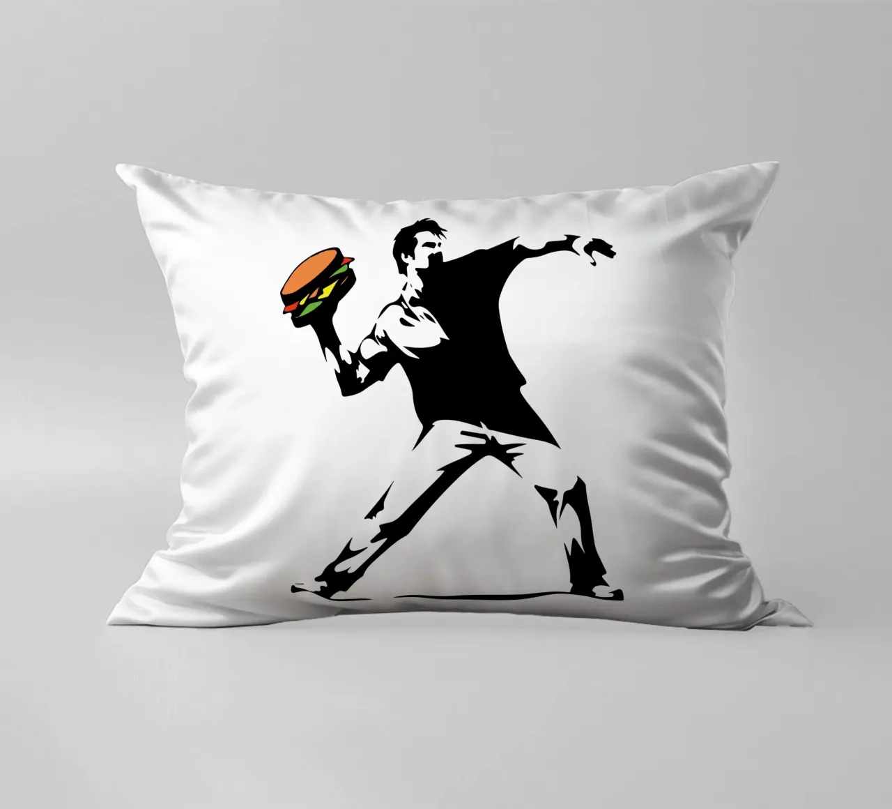 Amburgo Pop Art Burst cuscino da TeeLab