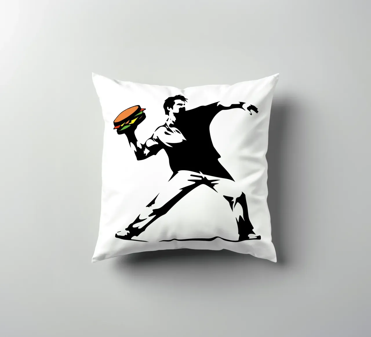 Amburgo Pop Art Burst cuscino da TeeLab