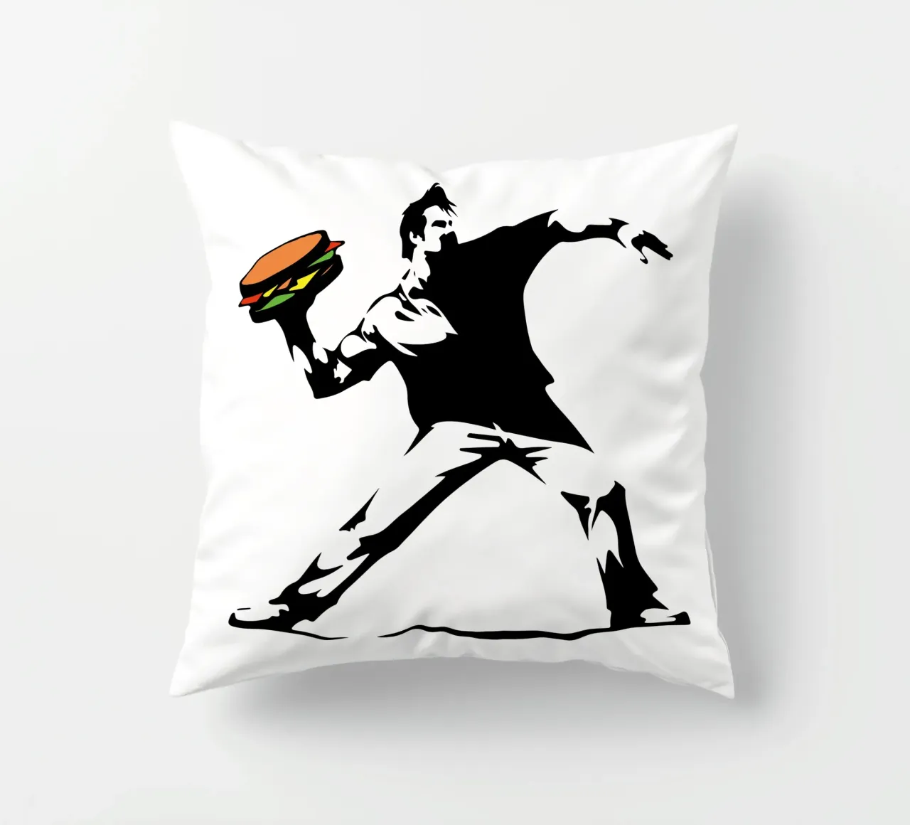 Amburgo Pop Art Burst cuscino da TeeLab