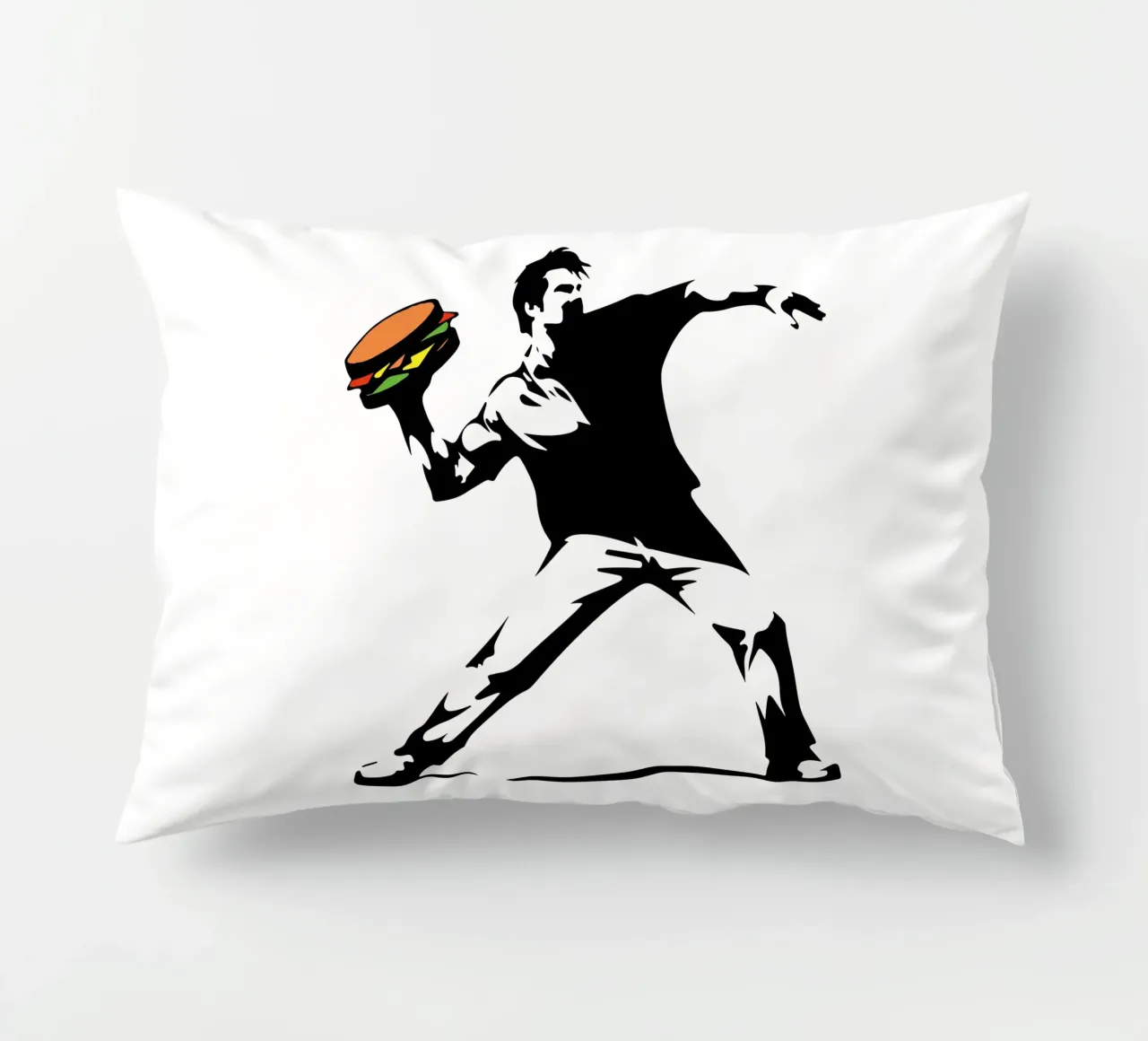 Amburgo Pop Art Burst cuscino da TeeLab