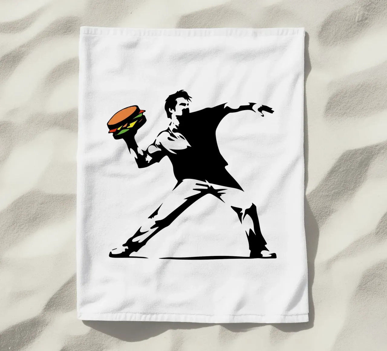 Amburgo Pop Art Burst telo mare da TeeLab