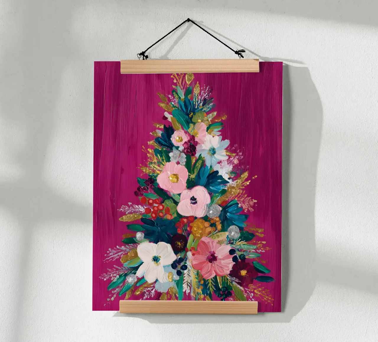 Velvet Bloom Tree carta hahnemühle da velvetwinterstudio