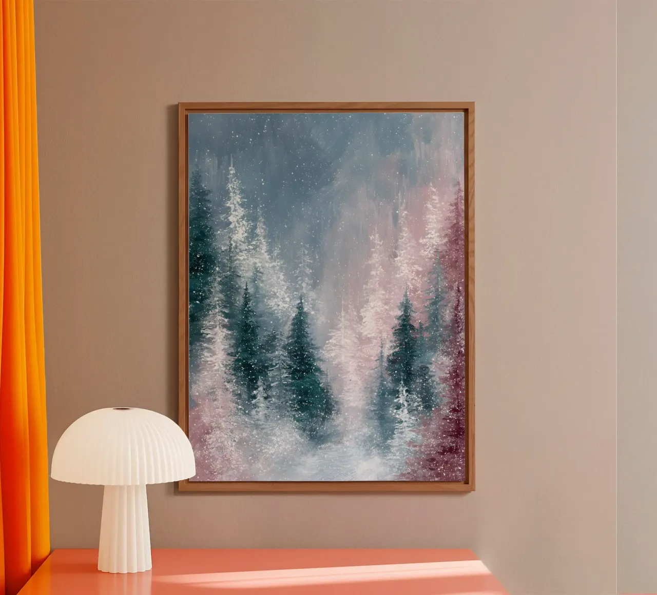 Frosted Pines alluminio dibond da velvetwinterstudio