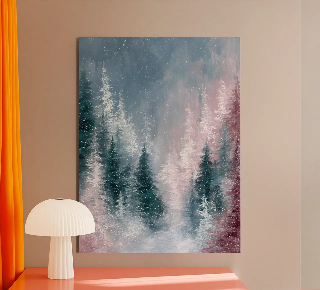 Frosted Pines alluminio dibond da velvetwinterstudio