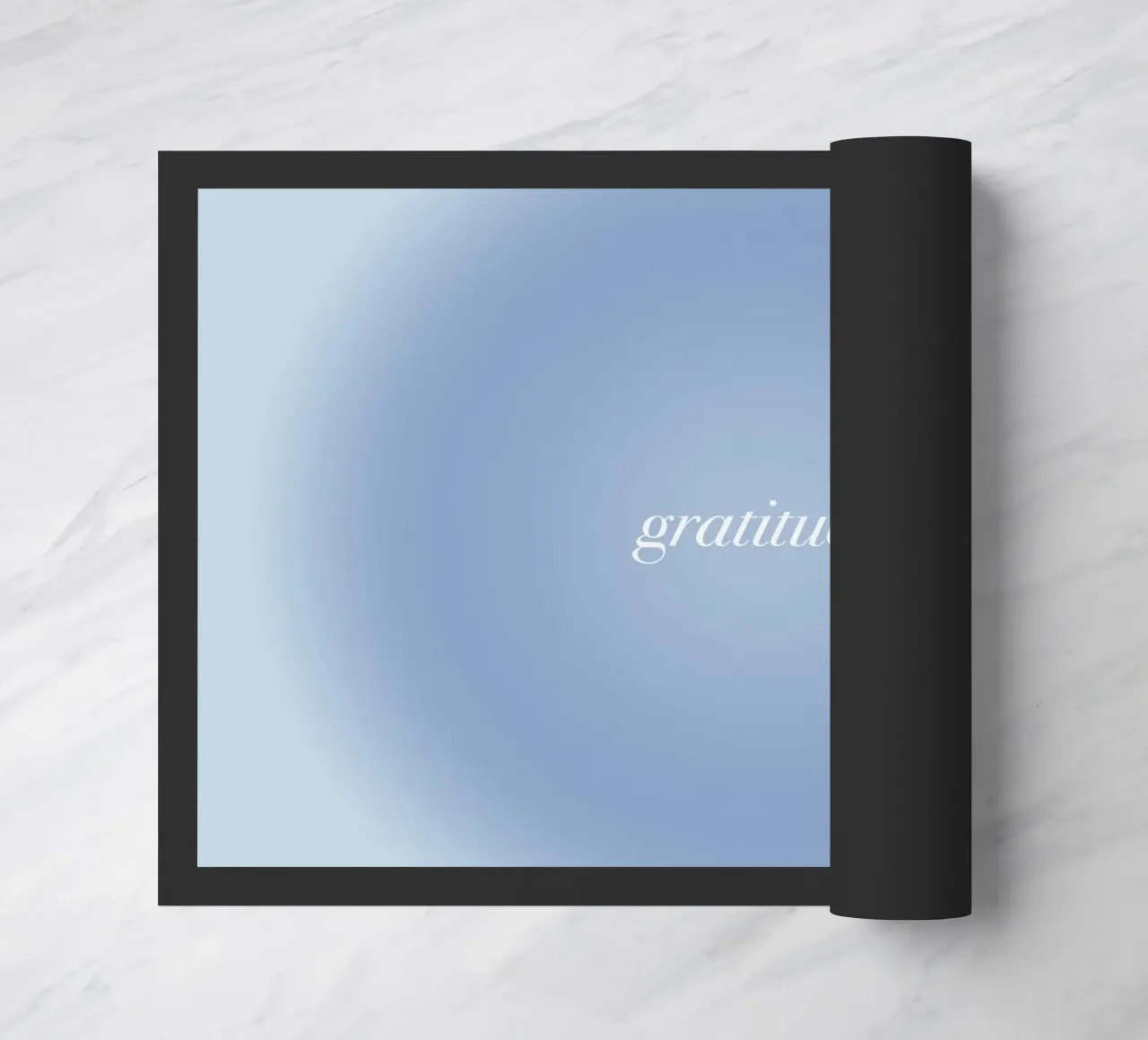 Gratitude doormat by kokoprint