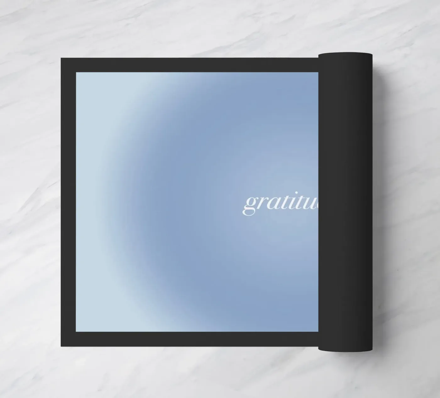 Gratitude Fußmatte von kokoprint