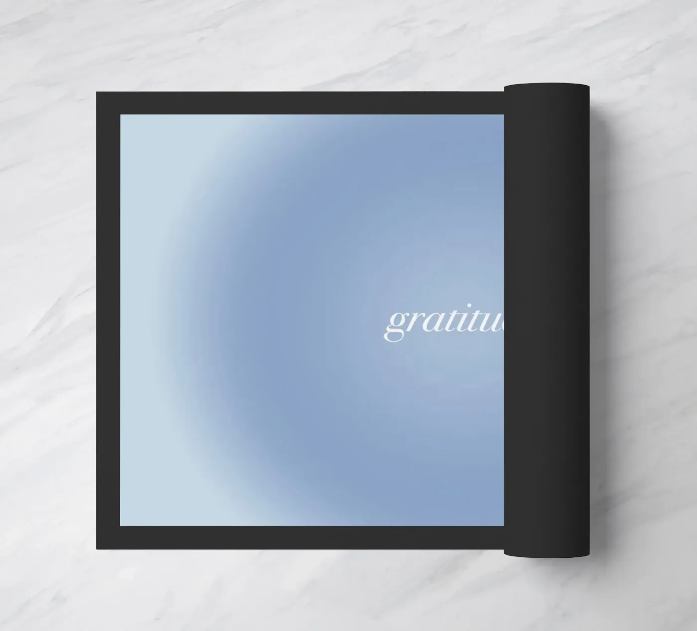 Gratitude doormat by kokoprint