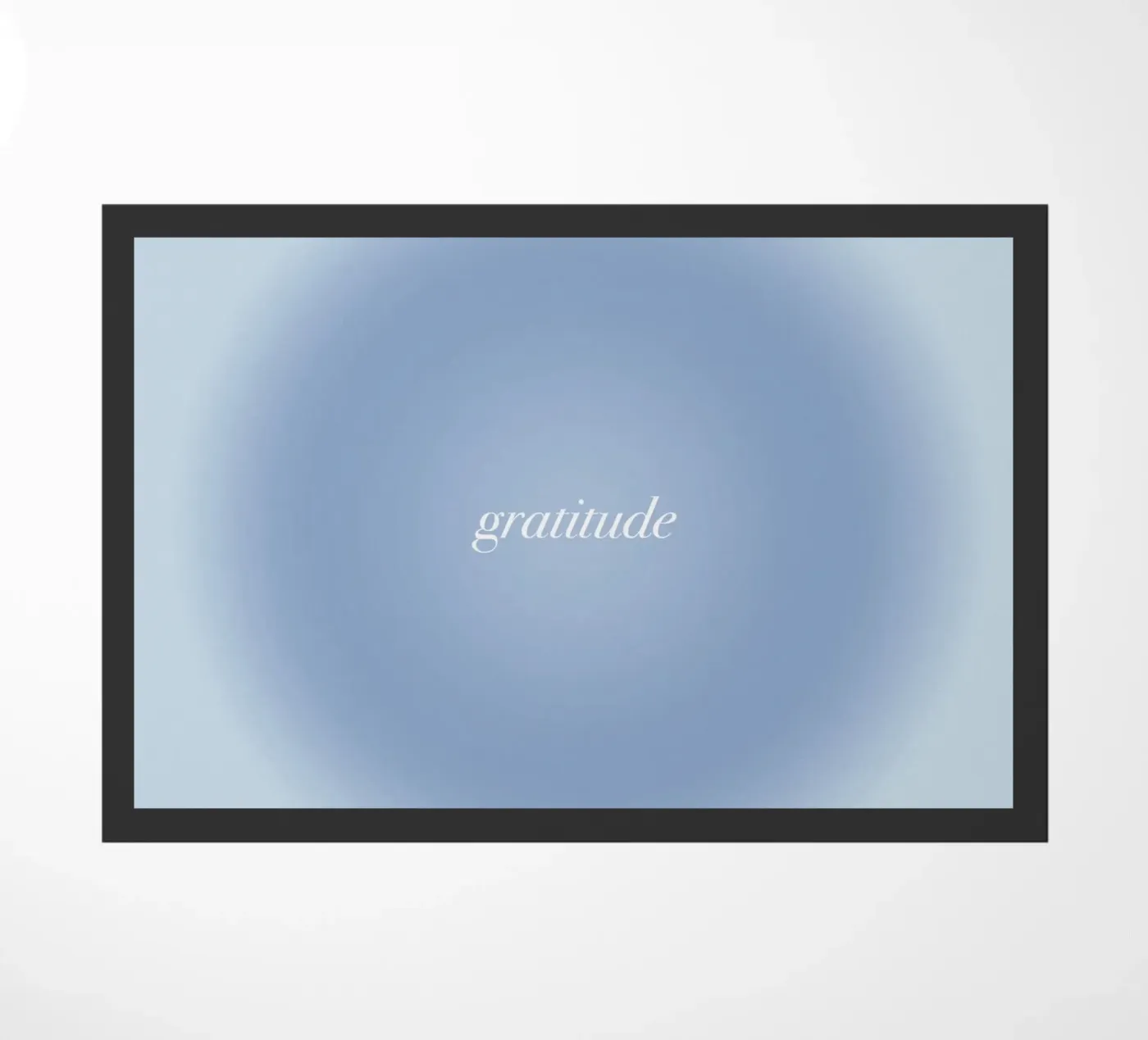 Gratitude Fußmatte von kokoprint