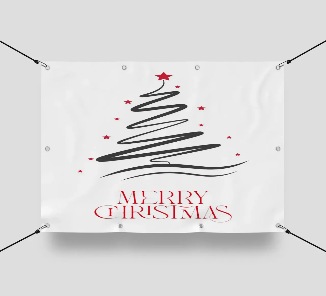 Merry Christmas telo in pvc da HolidaysCandyWalls