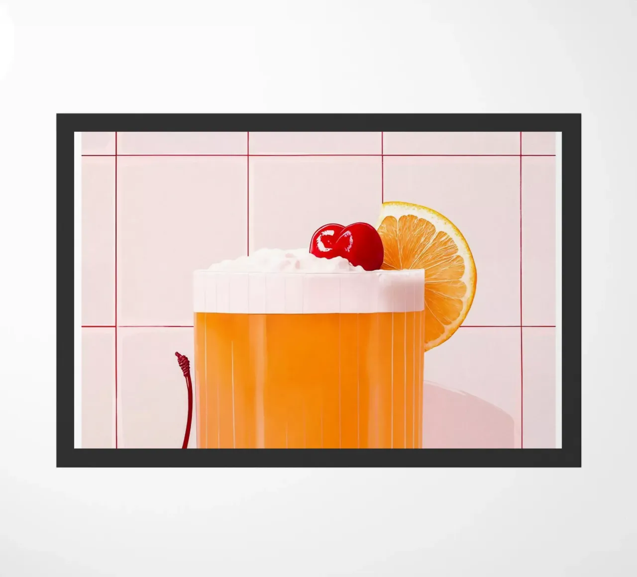 Boho Poster Club 1 Amaretto Sour zerbino da Boho Print Collection