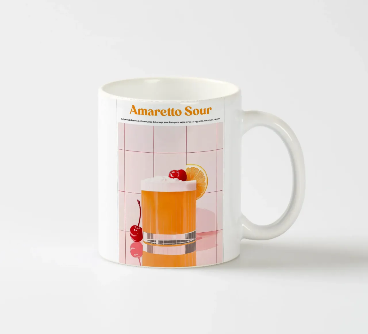 Boho Poster Club 1 Amaretto Sour tazza in ceramica da Boho Print Collection