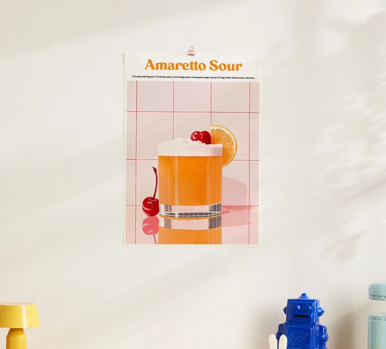 Boho Poster Club 1 Amaretto Sour Poster von Boho Print Collection