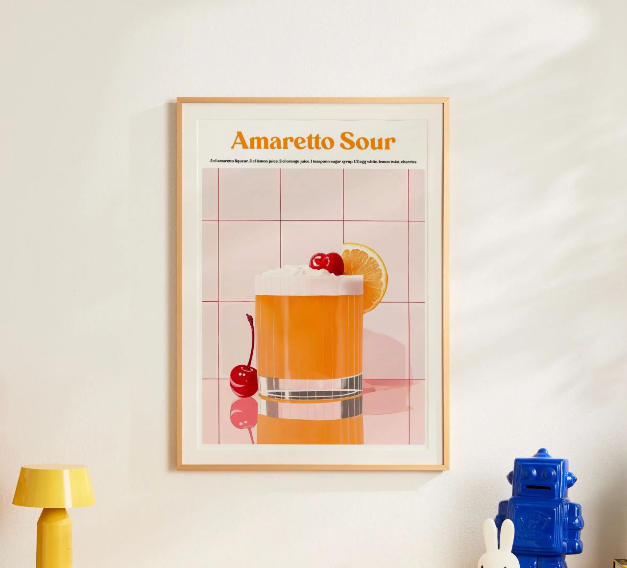 Boho Poster Club 1 Amaretto Sour Poster von Boho Print Collection