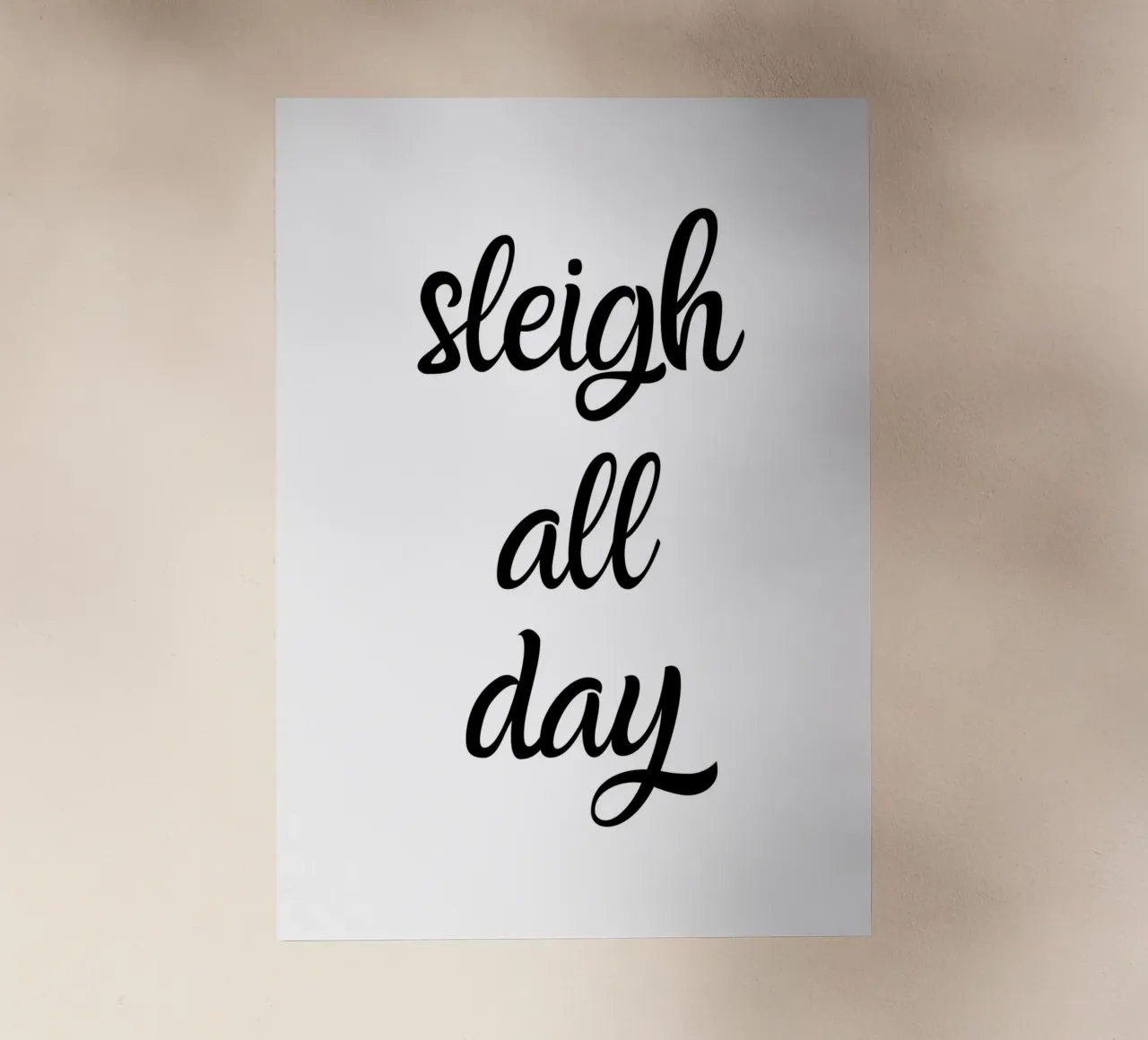Sleigh all day pellicola backlit da HolidaysCandyWalls