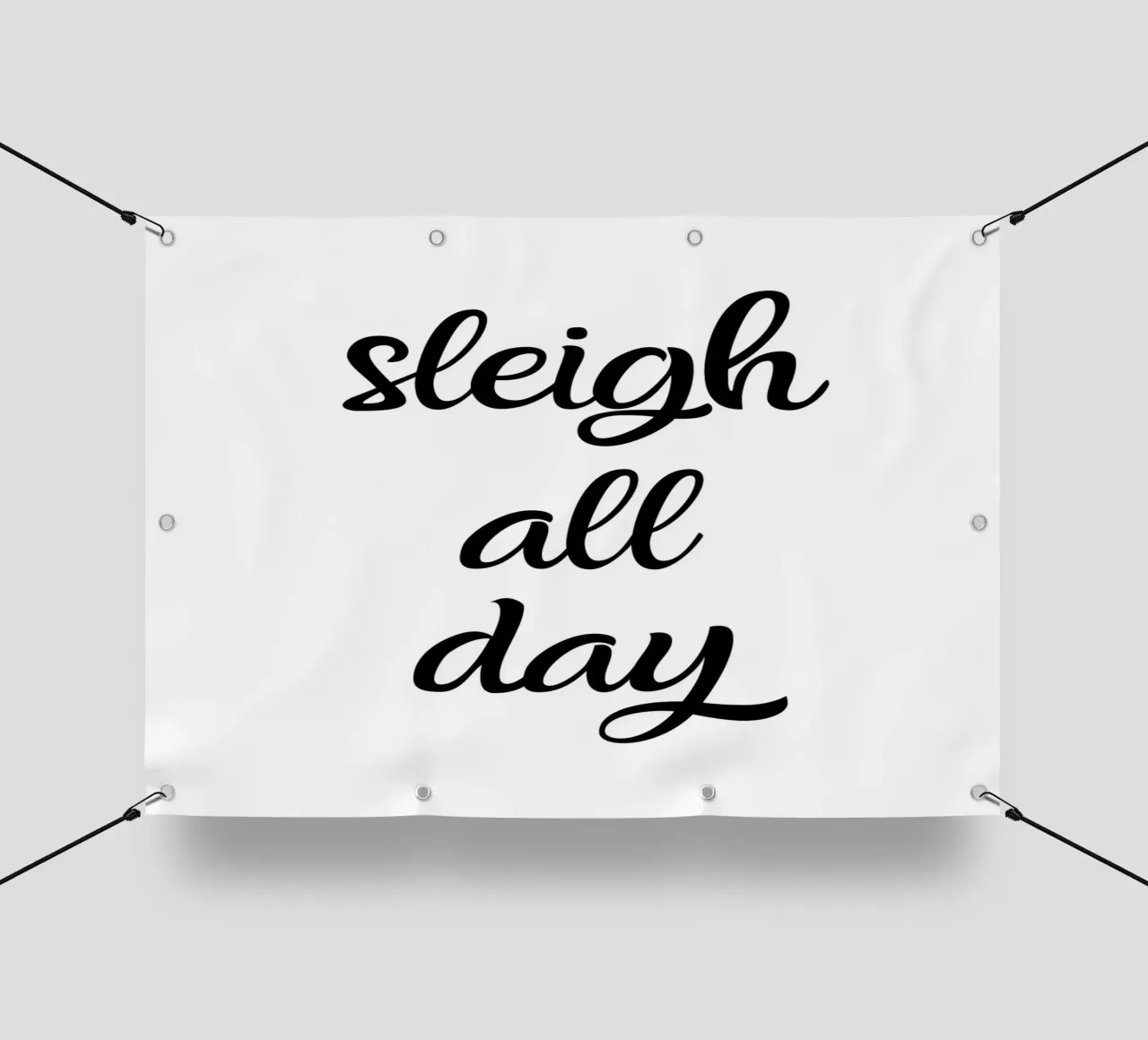 Sleigh all day telo in pvc da HolidaysCandyWalls