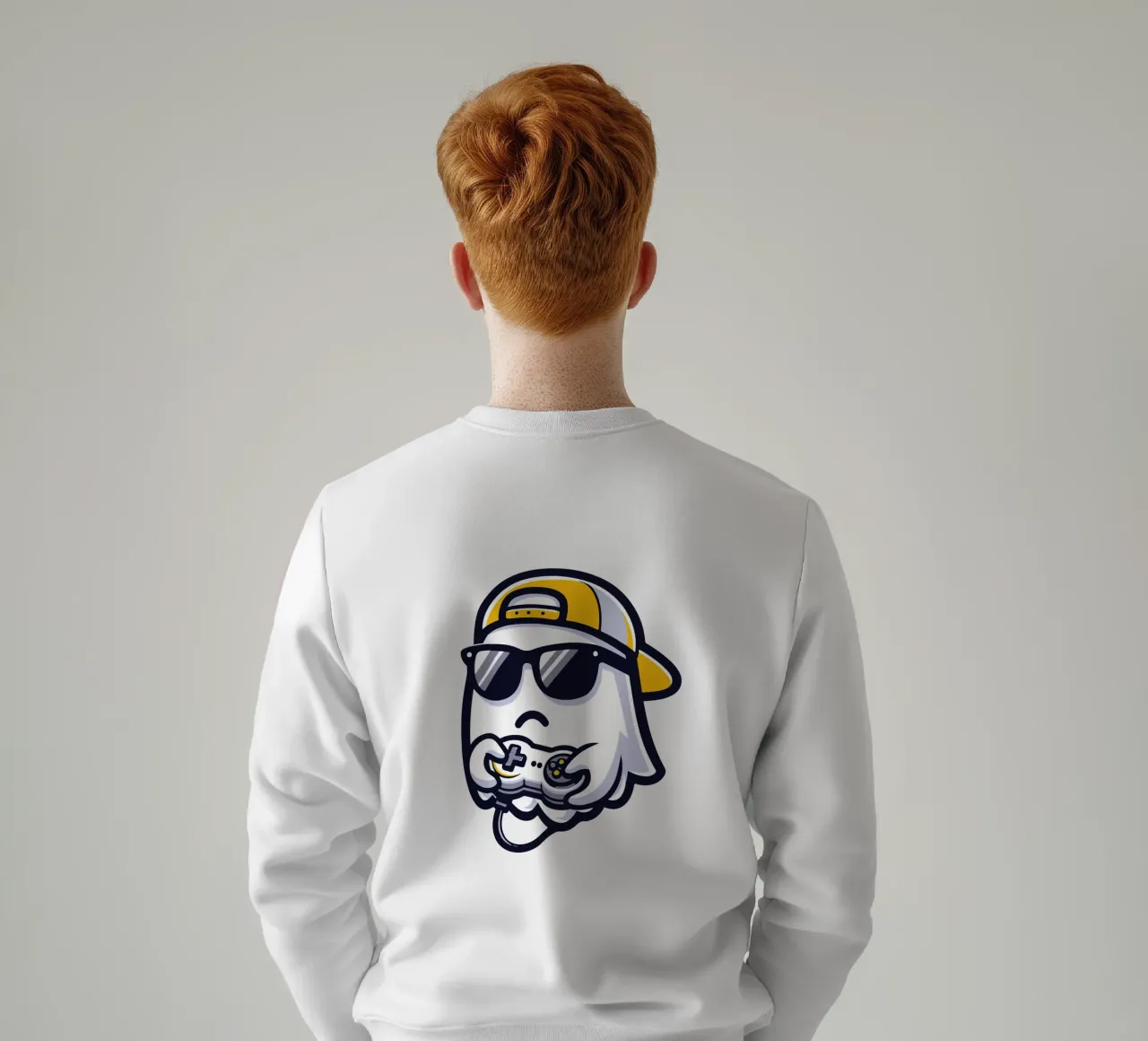 Fantasma di un giocatore con berretto felpa da TeeLab