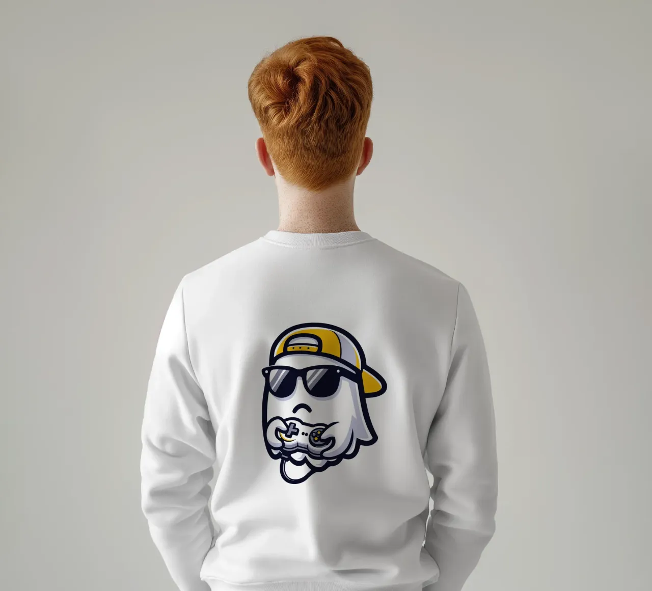 Fantasma di un giocatore con berretto felpa da TeeLab