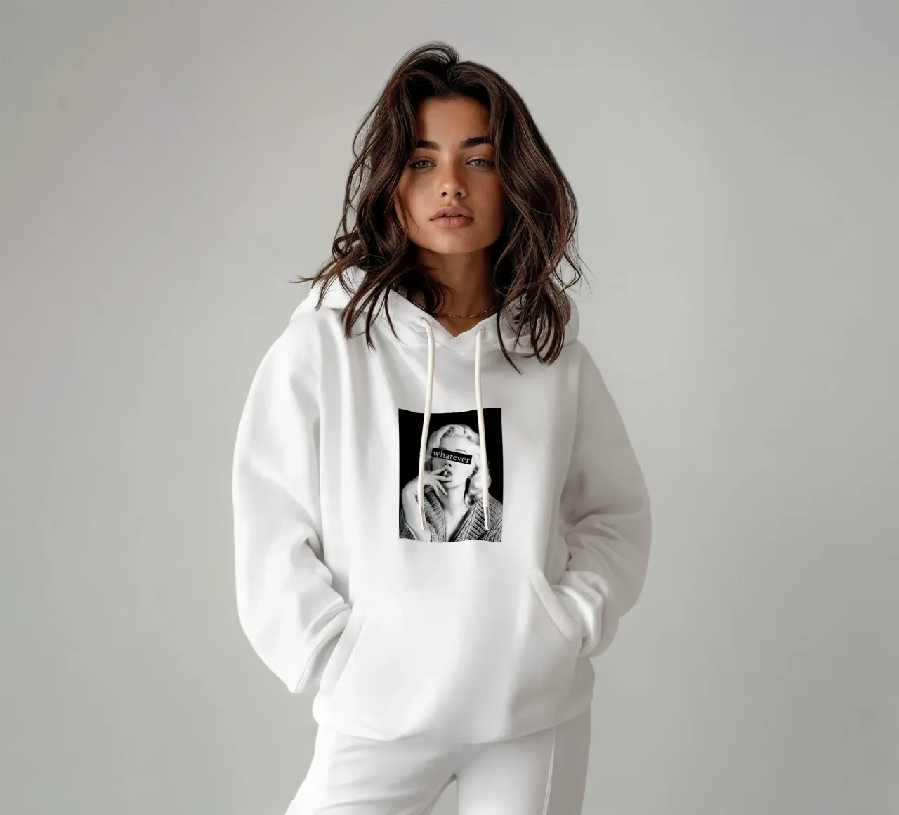 Quello che è di Marilyn felpa con cappuccio da Galery Vintage