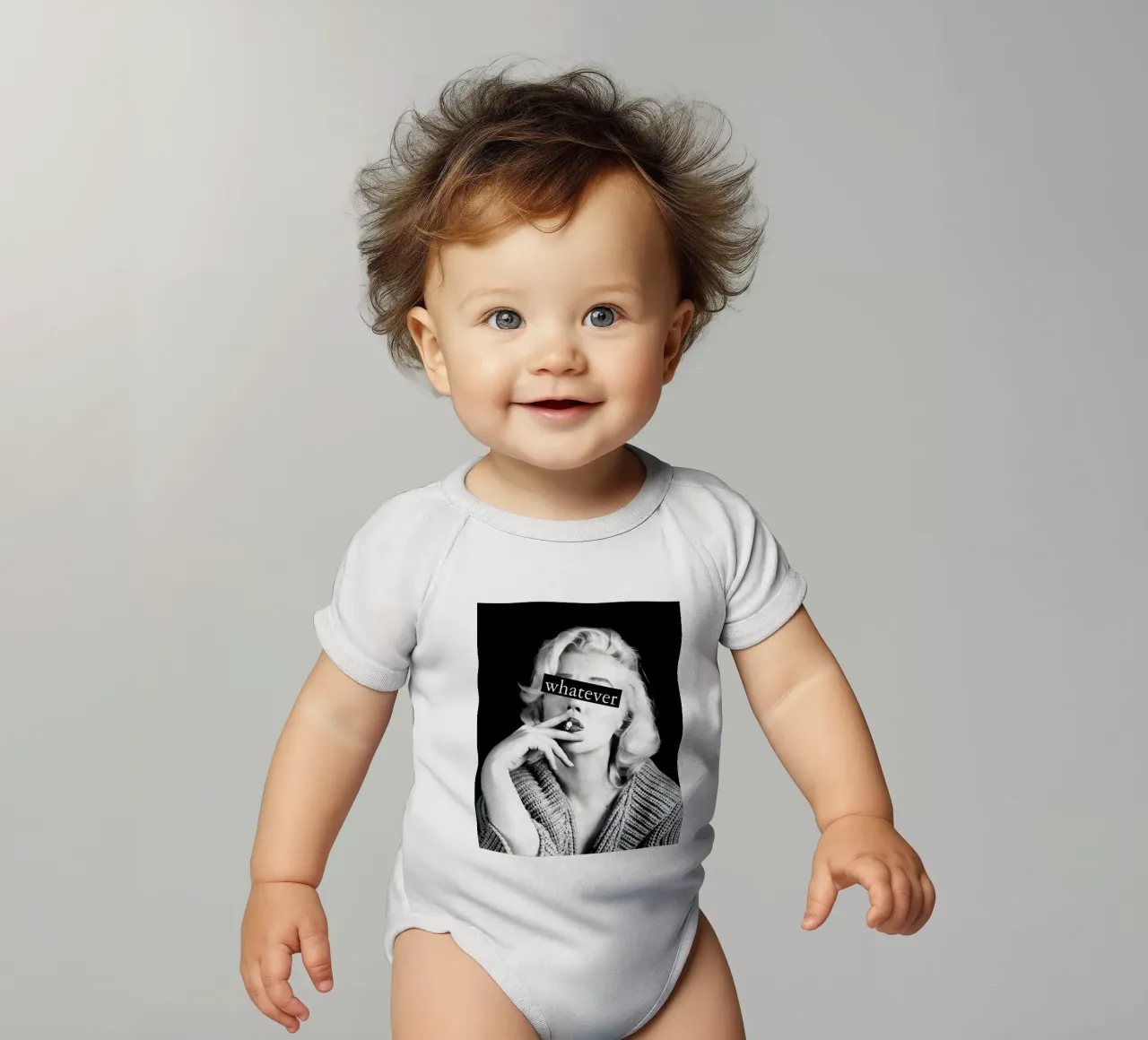 Quello che è di Marilyn body neonato maniche corte da Galery Vintage