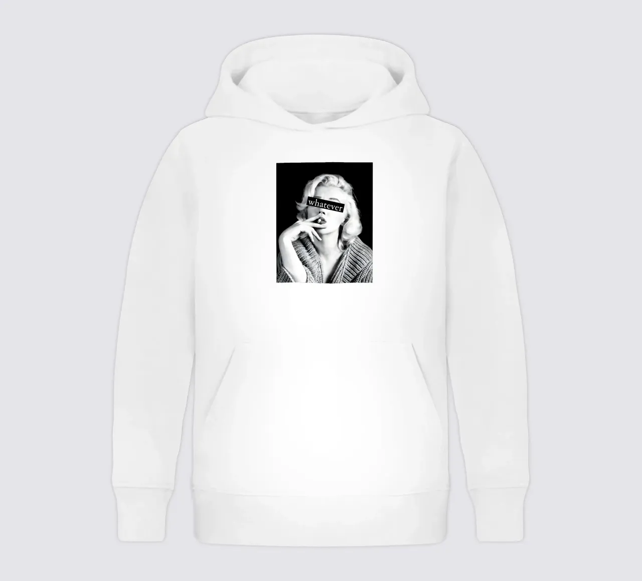 Quello che è di Marilyn felpa bambino con cappuccio da Galery Vintage