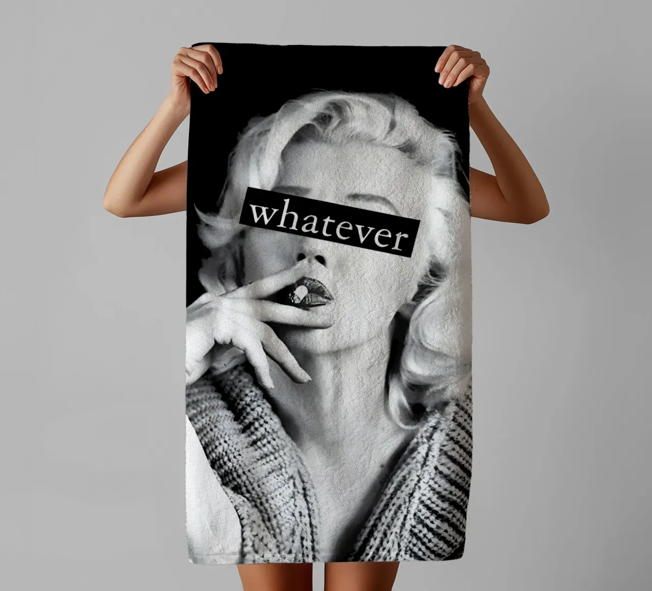 Marilyn's Wat dan ook badhanddoek van Galery Vintage