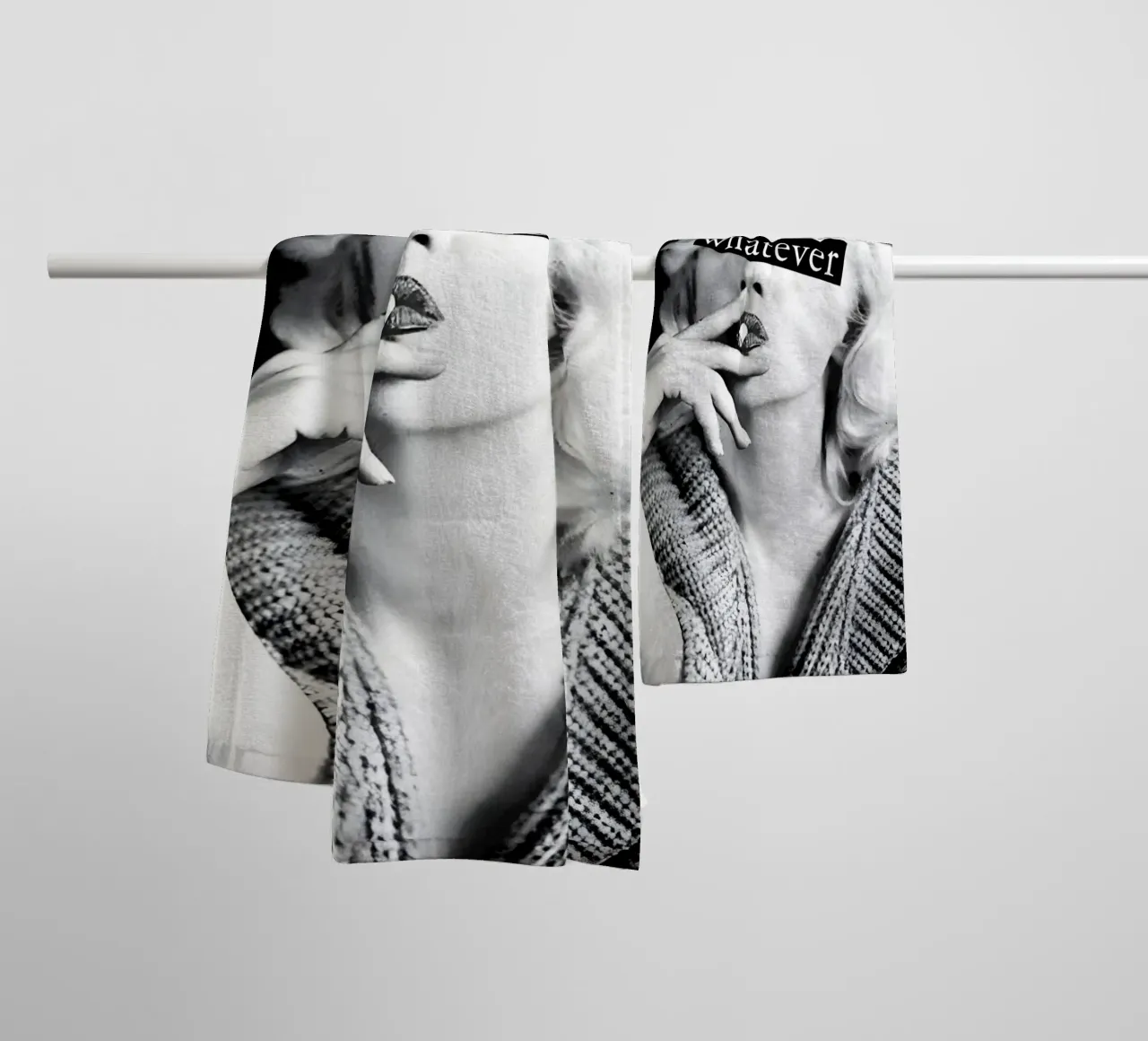 Marilyn's Wat dan ook badhanddoek van Galery Vintage