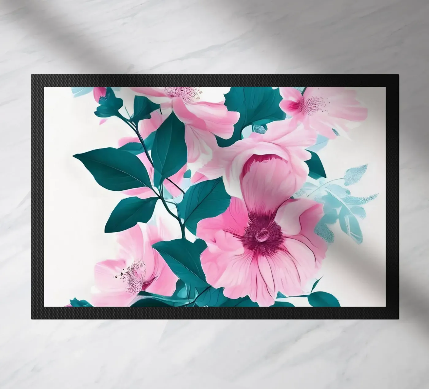 Blooming Elegance Fußmatte von Artistic-shop