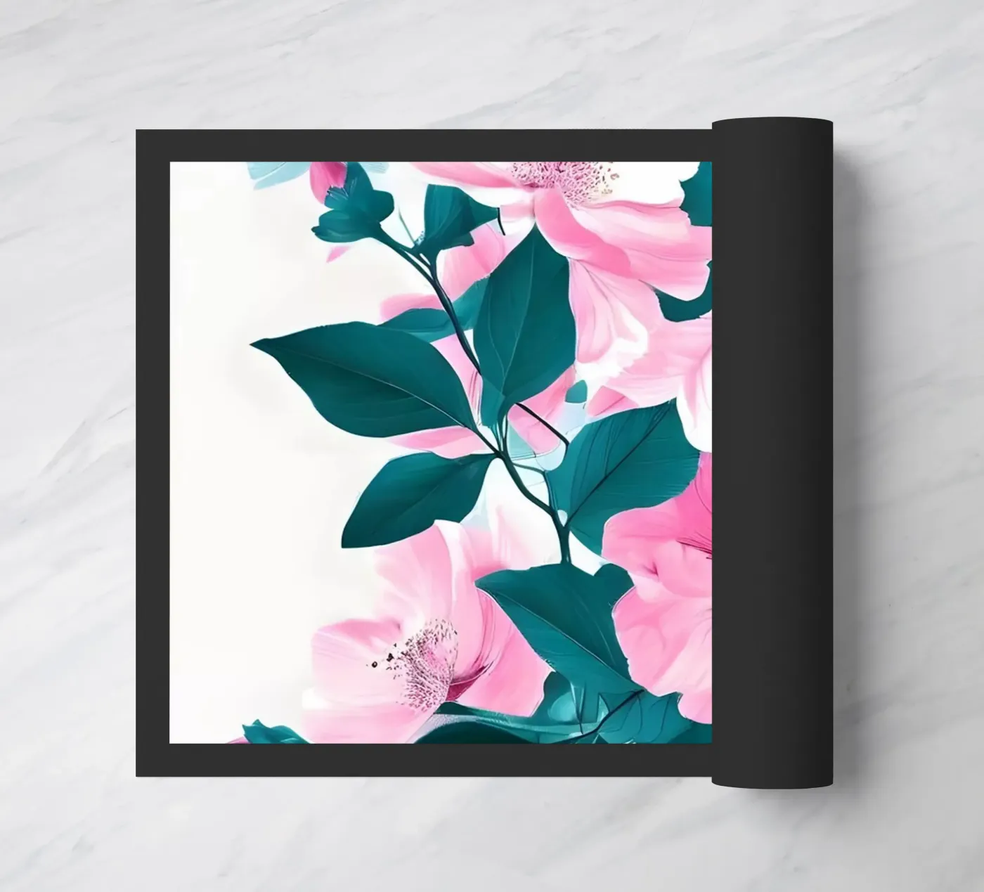 Blooming Elegance Fußmatte von Artistic-shop