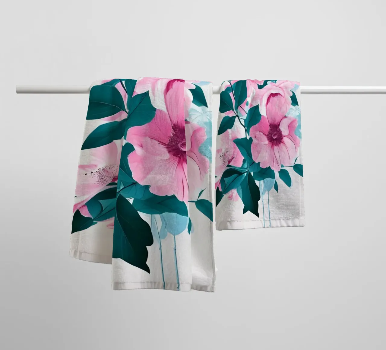 Eleganza in fiore asciugamano da bagno da Artistic-shop