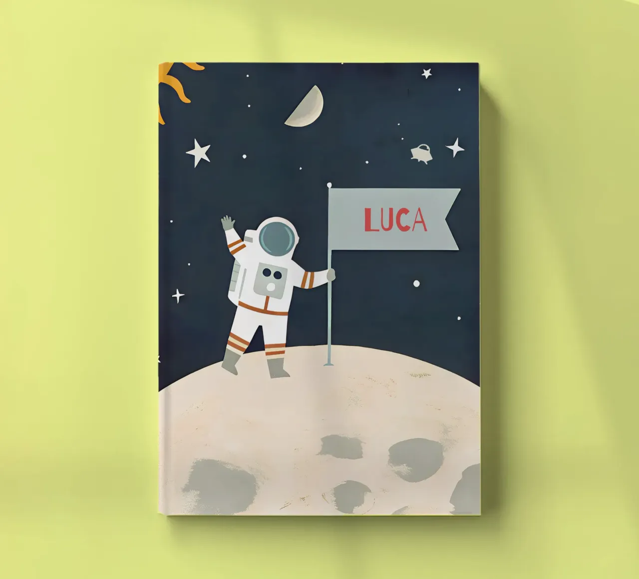 Children's poster space - With own name notebook by FRAMELY