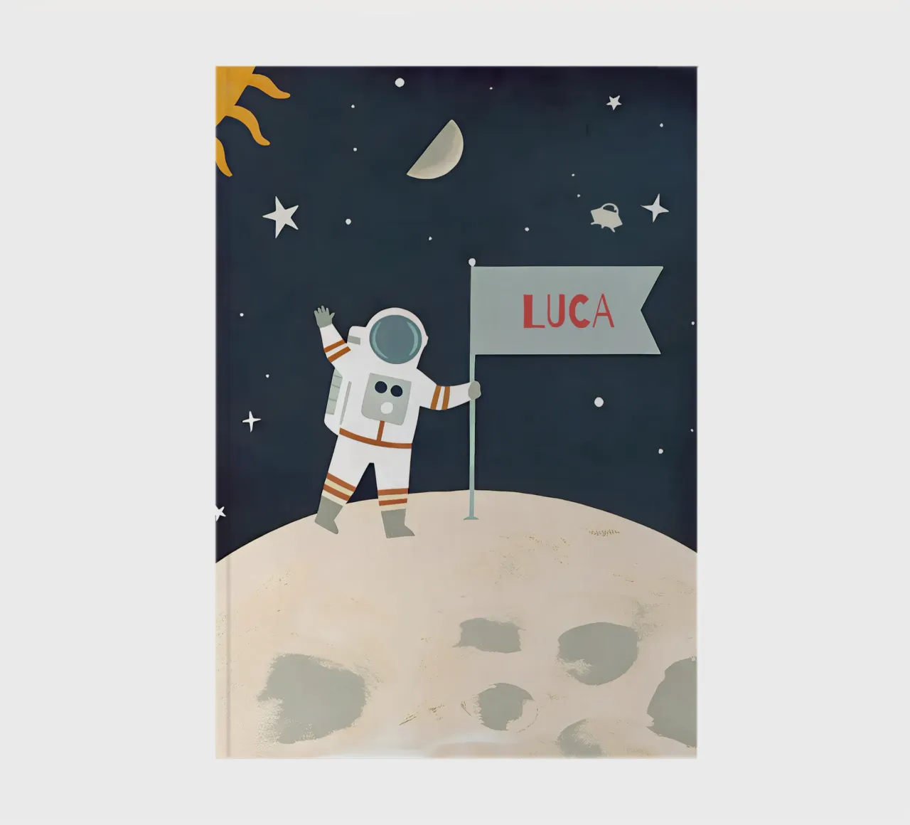 Children's poster space - With own name notebook by FRAMELY
